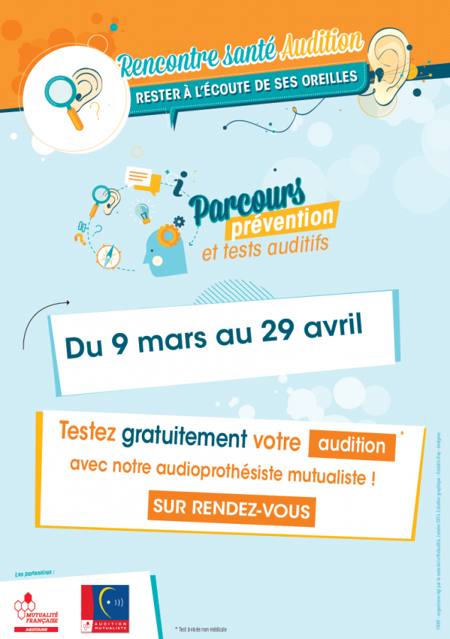 2 ème Campagne de Repérage de la Presbyacousie « Rencontre santé Audition » | Mutualité Française Landes