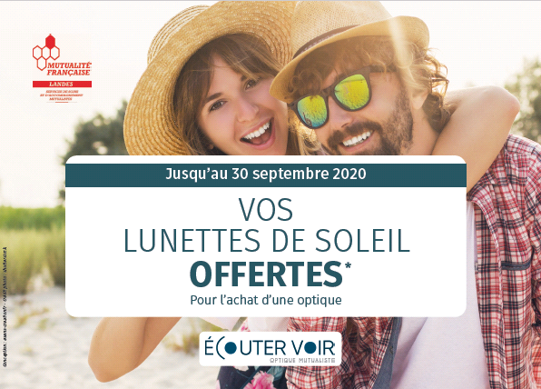 Vos lunettes de soleil offertes | Mutualité Française Landes